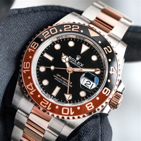 rolex gmt rose gold